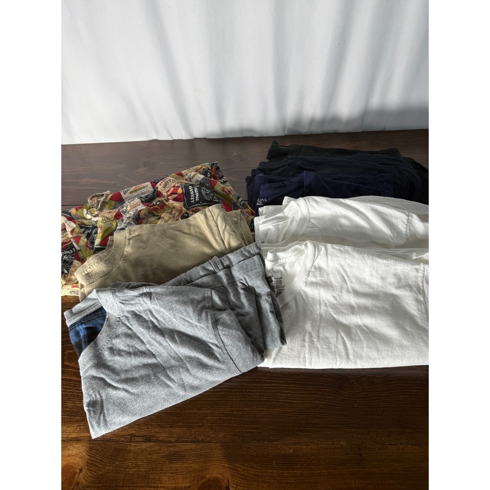 Mens Pajama Bundle Sonoma Fruit of the Loom Hanes Merona‎ XXL 3XL 8pc Lot